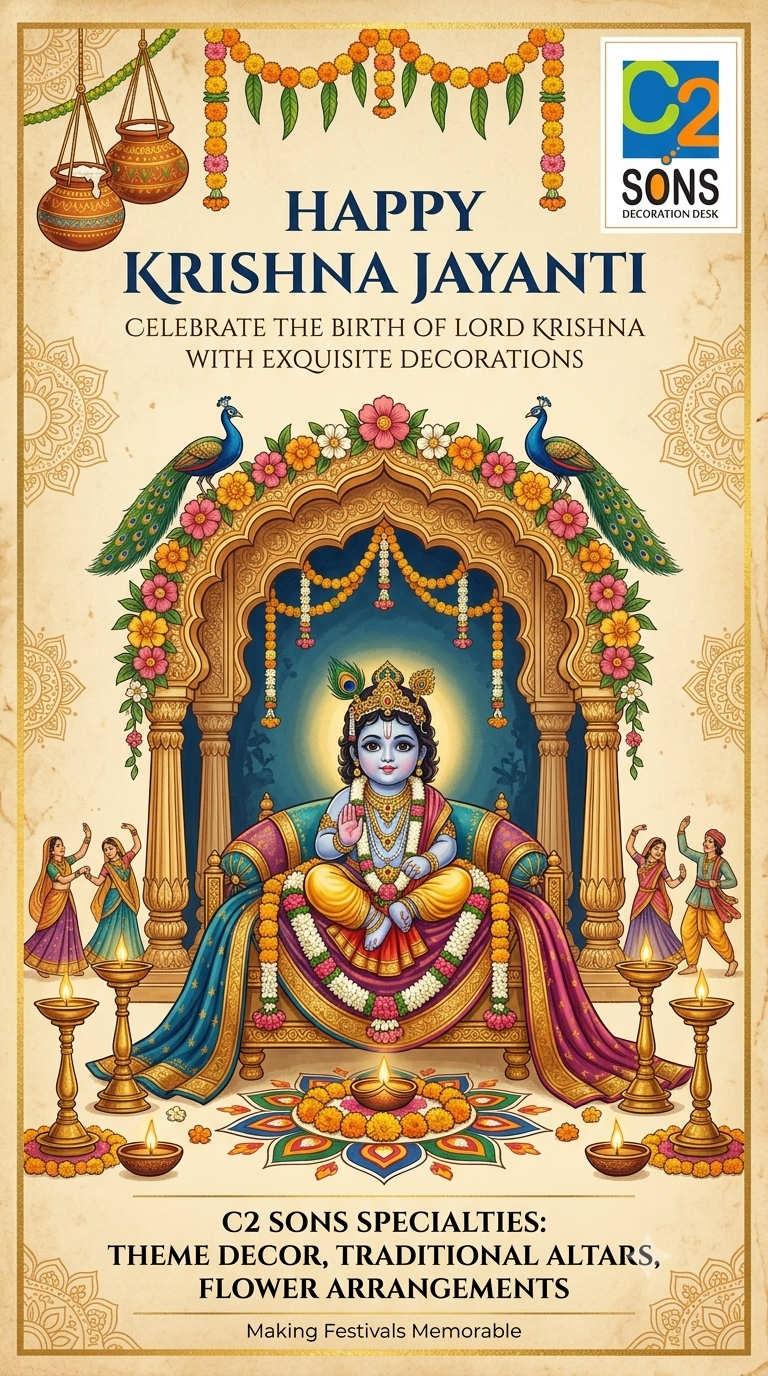 Krishna Jayanti & Janmashtami Decorations